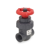 Spears 3/4" PVC (Sch 80) Gate Valve, FIP Threaded - Image 1