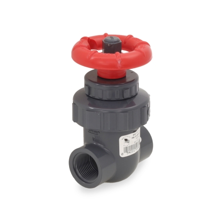 Spears 3/4" PVC (Sch 80) Gate Valve, FIP Threaded