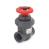 Spears 1" PVC (Sch 80) Gate Valve, FIP Threaded - Image 1