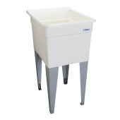 Mustee 18" x 24" x 15" Utilatub LilTub Extra Narrow Laundry Sink/Tub, Single Compartment, Floor-Standing - Image 1