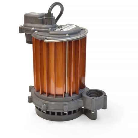 Liberty Pumps Manual Sump Pump, 10' cord, 1/3 HP, 115V