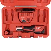Milwaukee M12 Force Logic Press Tool Kit (No Jaws) w/ (2) Batteries, Charger & Case - Image 3