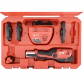 M12 Force Logic Copper Press Tool Kit w/ 1/2", 3/4" & 1" Jaws, (2) Batteries, Charger & Case Milwaukee