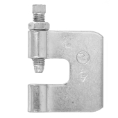 PHD 3/8" Galvanized Steel C-Clamp w/ Locknut - Image 1