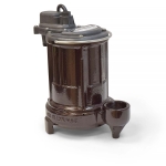 Manual Sump/Effluent Pump, 10' cord, 1/3 HP, 115V