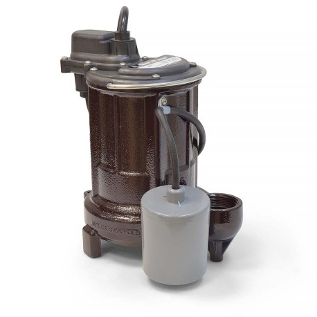 Liberty Pumps Automatic Sump/Effluent Pump w/ Wide Angle Float Switch, 25' cord, 1/3 HP, 115V