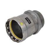 Viega 2" MegaPressG x 2" Male NPT Threaded Adapter - Image 1