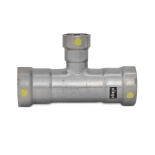 Viega 1" x 1" x 1/2" MegaPressG Tee - Image 2