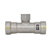 Viega 3/4" Press x 3/4" Press x 1/2" FNPT MegaPressG Tee - Image 2