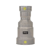 Viega 1-1/4" x 3/4" MegaPressG Reducing Coupling w/ Stop - Image 2