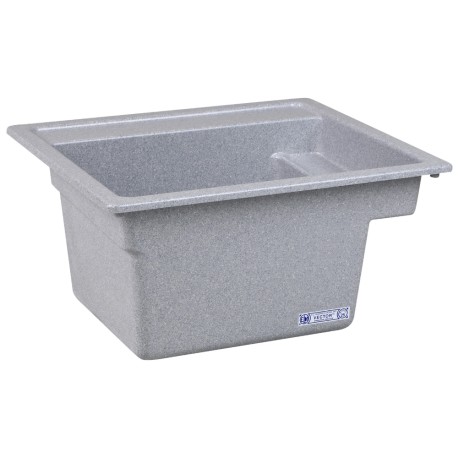 Mustee 25" x 22" x 12.75" Vector Multi-Task Utility Sink, VariStone Fiberglass, Twilight