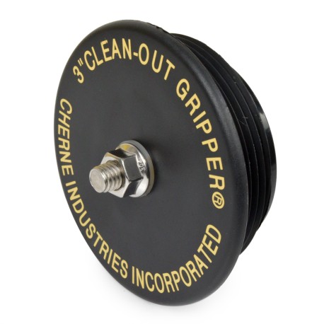 Cherne 3" MIP Gripper Test Tee/Cleanout Mechanical Plug
