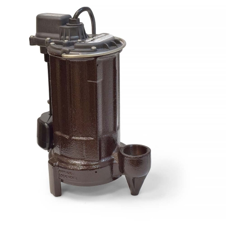 Liberty Pumps Automatic Sump/Effluent Pump w/ Vertical Float Switch, 25' cord, 1/2 HP, 115V
