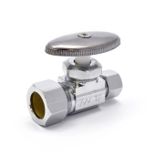 Matco-Norca 5/8" OD Compr. x 3/8" OD Compr. Straight Stop Valve (Multi-Turn), Lead-Free - Image 2