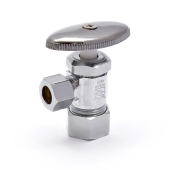 Matco-Norca 5/8" OD Compr. x 3/8" OD Compr. Angle Stop Valve (Multi-Turn), Lead-Free - Image 1
