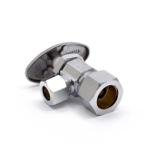Matco-Norca 5/8" OD Compr. x 3/8" OD Compr. Angle Stop Valve (Multi-Turn), Lead-Free - Image 2