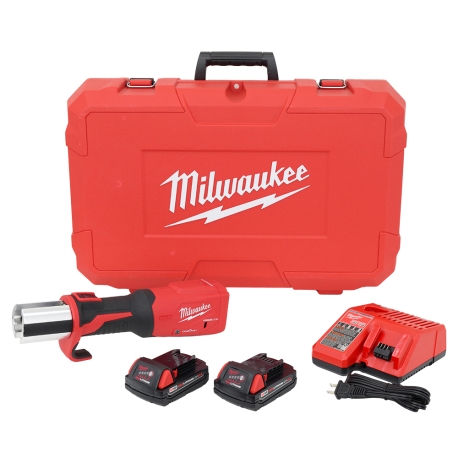 Milwaukee M18 Force Logic Press Tool Kit w/ ONE-KEY (No Jaws), (2) Batteries, Charger & Case
