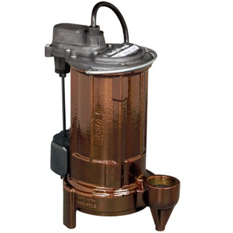 Liberty Pumps Automatic Sump/Effluent Pump w/ Vertical Float Switch, 10' cord, 3/4 HP, 208/230V