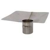 Z-Flex 3" Z-Max 13" x 13" Pre-Stressed Stainless Steel Chimney Flashing - Image 2
