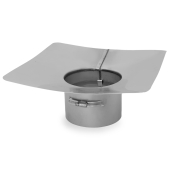 Z-Flex 5" Z-Max 13" x 13" Pre-Stressed Stainless Steel Chimney Flashing - Image 2