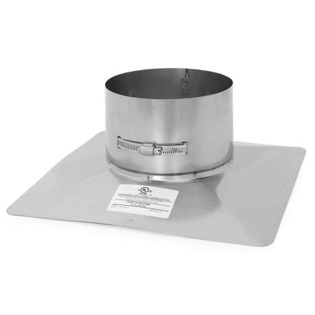 Z-Flex 6" Z-Max 13" x 13" Pre-Stressed Stainless Steel Chimney Flashing