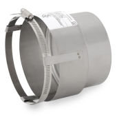 Z-Flex 5" Stainless Steel Stove/Insert Appliance Adapter for Chimney Liner - Image 2