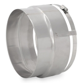 Z-Flex 7" Stainless Steel Stove/Insert Appliance Adapter for Chimney Liner - Image 3