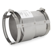 Z-Flex 4" Stainless Steel Dripless Connector (Chimney Liner Coupling) - Image 2