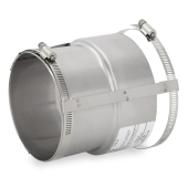 Z-Flex 5" Stainless Steel Dripless Connector (Chimney Liner Coupling) - Image 3