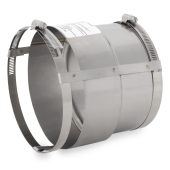 Z-Flex 7" Stainless Steel Dripless Connector (Chimney Liner Coupling) - Image 2