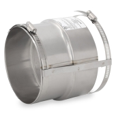 Z-Flex 8" Stainless Steel Dripless Connector (Chimney Liner Coupling) - Image 3