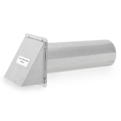 Z-Flex 4" Z-Vent Galvanized Fresh Air Hood - Image 2