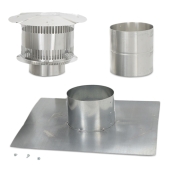 Z-Flex 5" x 35ft Pre-Insulated Aluminum Gas Chimney Liner Kit - Image 2