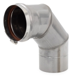 4" Nova-Vent 90-Degree Elbow, Single Wall