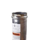 Z-Flex 4" x 4ft Nova-Vent Single Wall Pipe - Image 3