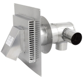 Z-Flex Z-Vent Concentric Vent Kit w/ 3" Fresh Air Intake and 3" Exhaust - Image 1