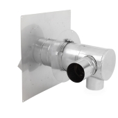 Z-Flex Z-Vent Concentric Vent Kit w/ 3" Fresh Air Intake and 3" Exhaust - Image 2