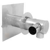 Z-Flex Z-Vent Concentric Vent Kit w/ 3" Fresh Air Intake and 3" Exhaust - Image 3
