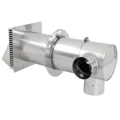 Z-Flex Z-Vent Concentric Vent Kit w/ 4" Fresh Air Intake and 4" Exhaust - Image 3