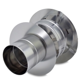 Z-Flex 4" Z-Vent Rain Cap with Storm Collar - Image 2