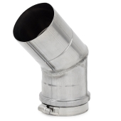 3" Z-Vent 45-Degree Elbow, Single Wall Z-Flex