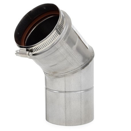 3" Z-Vent 45-Degree Elbow, Single Wall Z-Flex