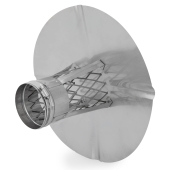 Z-Flex 3" Z-Max Stainless Steel Rain Cap, All-Fuel - Image 2