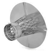 Z-Flex 4" Z-Max Stainless Steel Rain Cap, All-Fuel - Image 2