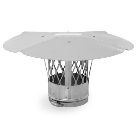 Z-Flex 4" Z-Max Stainless Steel Rain Cap, All-Fuel