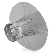 Z-Flex 5" Z-Max Stainless Steel Rain Cap, All-Fuel - Image 2