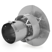 Z-Flex 4" Z-Max Stainless Steel Rain Cap - Image 2