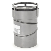 Z-Flex 3" Flex-Ready 45&deg; Adjustable Swivel Offset Adapter/Elbow for Chimney Liner, St. Steel - Image 3