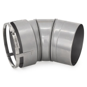 Z-Flex 3" Flex-Ready 45&deg; Adjustable Swivel Offset Adapter/Elbow for Chimney Liner, St. Steel - Image 5