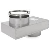 Z-Flex 8" Adjustable Fireplace Insert Offset Adapter for Chimney Liner - Image 1